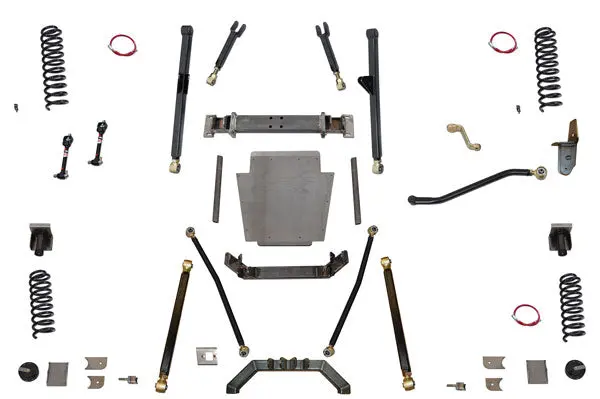 Jeep Cherokee 8.0 Inch Long Arm Lift Kit W/Rear Coil Conversion 84-01 Xj Clayton Off Road 1