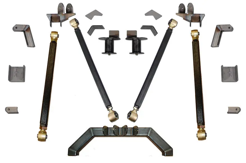 Jeep Wrangler Pro Series Rear Long Arm Upgrade Kit W/5 Inch Stretch 1997-2006 Tj Clayton Off Road 1