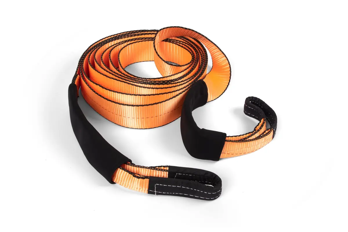 Tow Strap - 3" X 30' Polyester - Orange 1