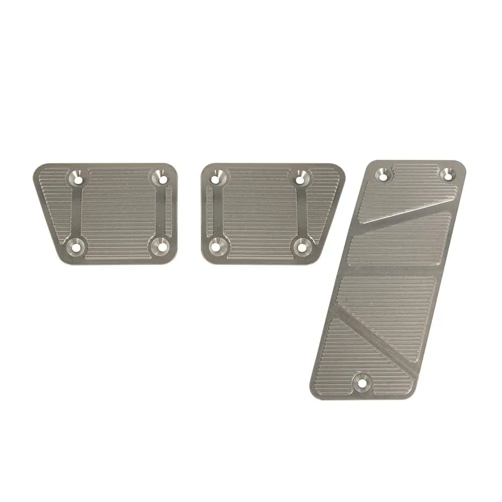 2007-13 Jeep Jk Billet Pedal Covers, Manual 3 Pc 1