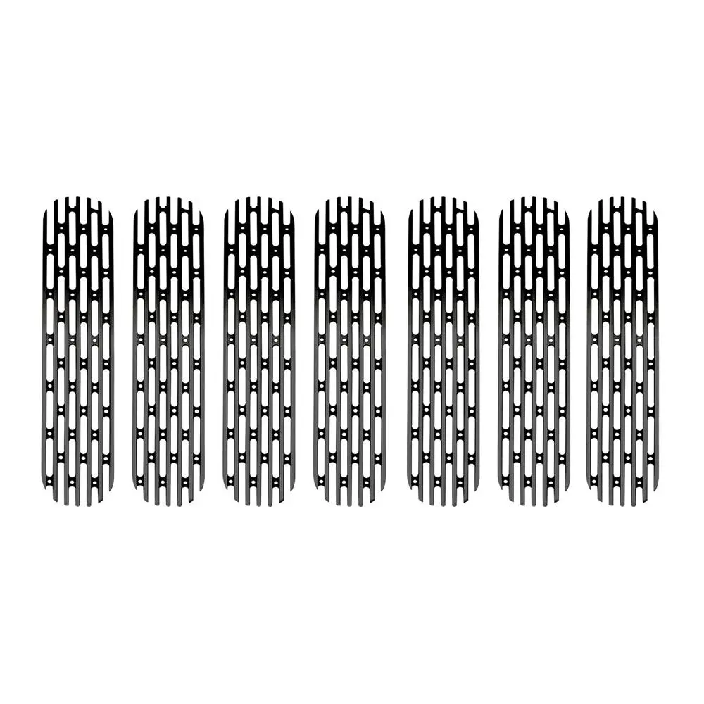 2007-18 Jeep Jk Grille Inserts Black 1