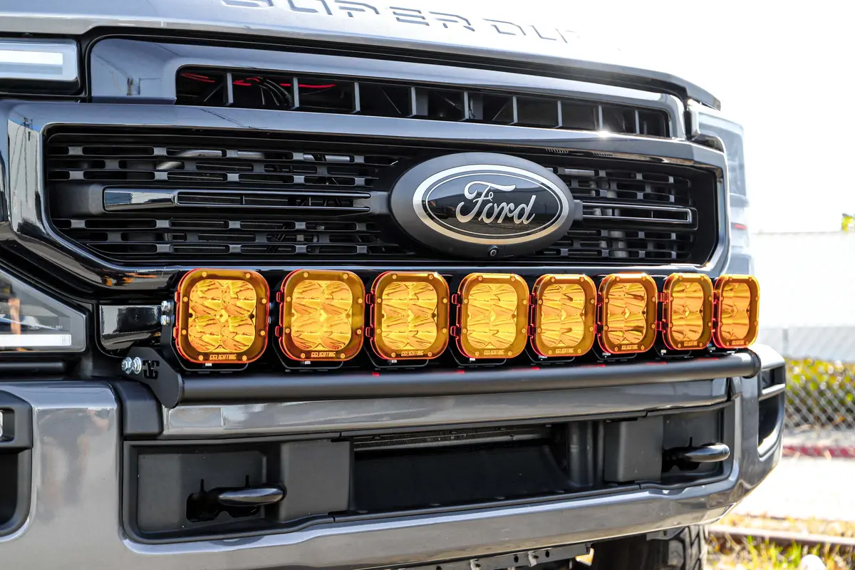 2011+ F250 / F350 Superduty 8 Light Bumper Mount Kit 2