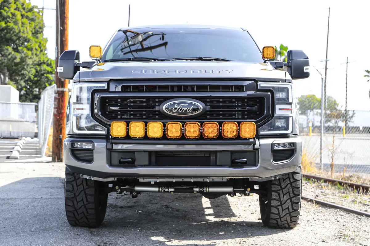 2011+ F250 / F350 Superduty 8 Light Bumper Mount Kit 2