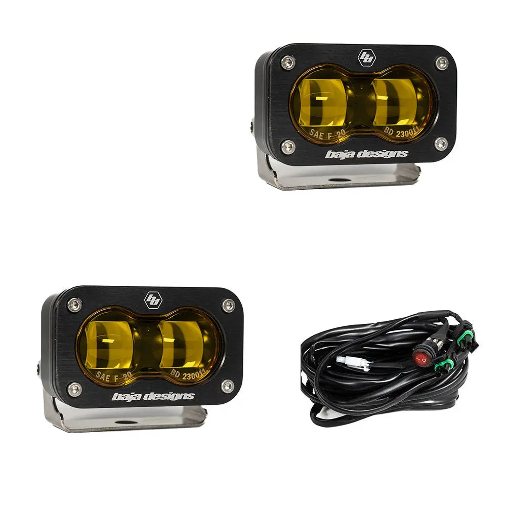 Baja Designs S2 Sae Led Auxiliary Light Pod Pair-Universal 2