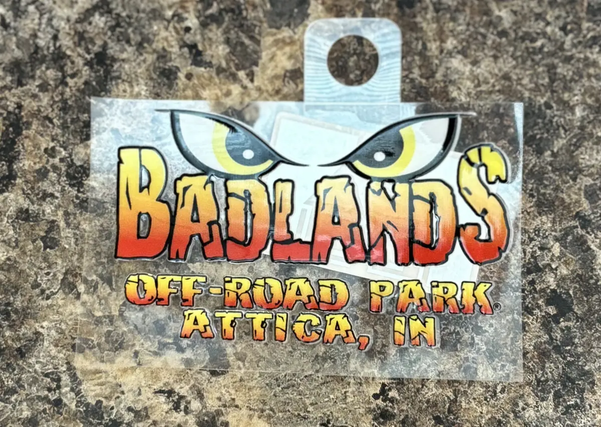 Badlands Logo 3D Sticker 2