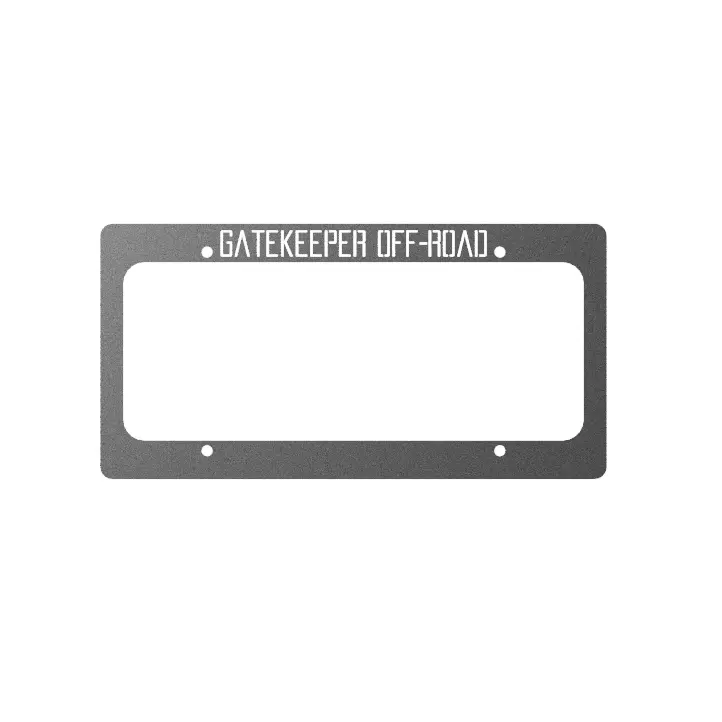 "Gatekeeper Off-Road" License Plate Frame 1