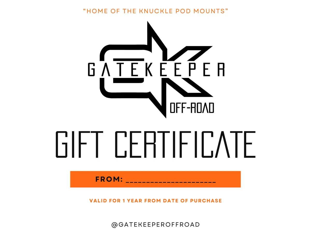 Gatekeeper Off-Road Gift Card 1