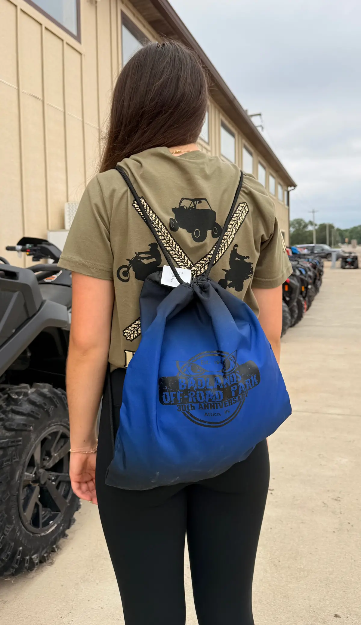 Badlands 30Th Anniversary Cinch Bag-Blue 1