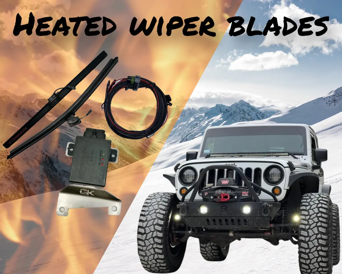 Heated Wiper Blades Kit For Jeep Jk Wrangler 2