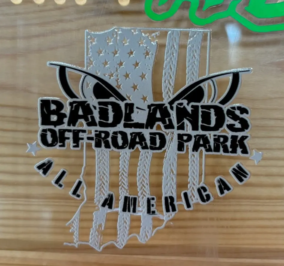 Badlands Indiana 3D Sticker 1