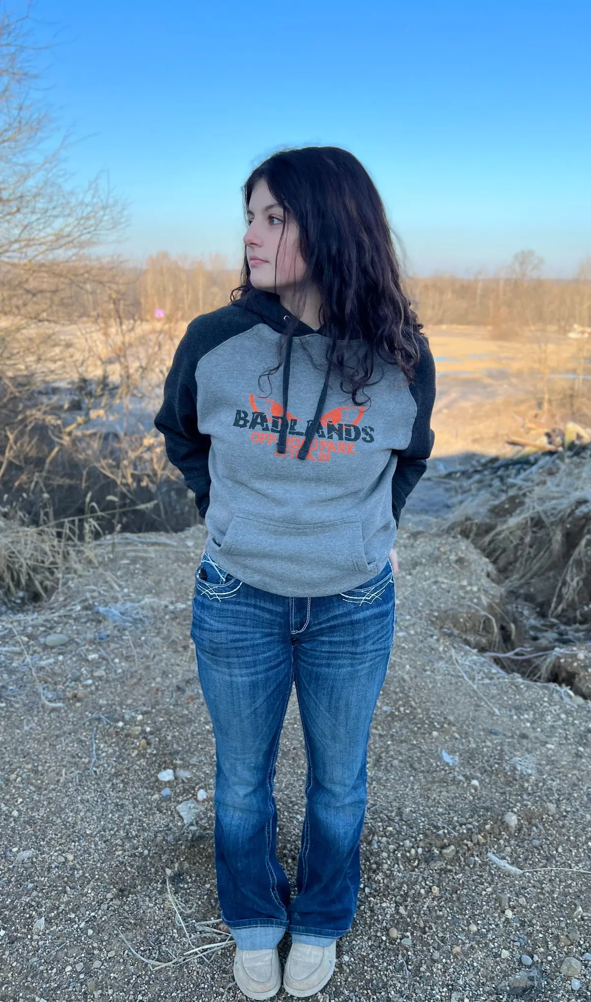 Dirt Don't Hurt W/ Skull Badlands Hoodie 1