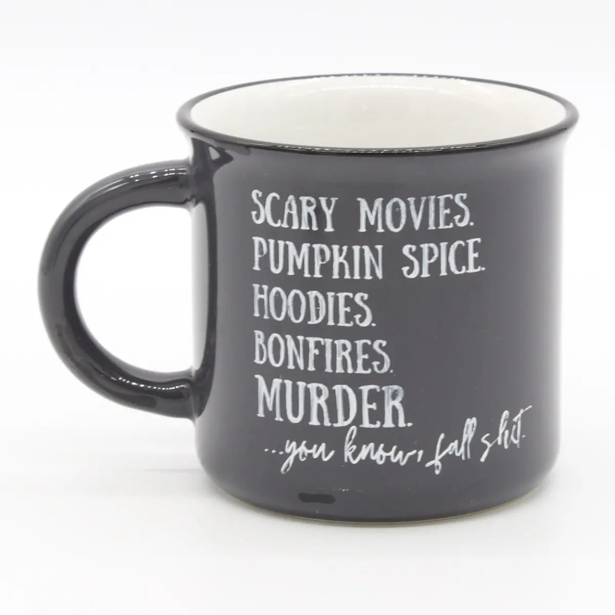 Flannel | Bonfire | Pumpkin Spice | Murder | Murdino | Fall Shit | Campfire Mug | True Crime And Coffee | Coffee Bar | Crime 1