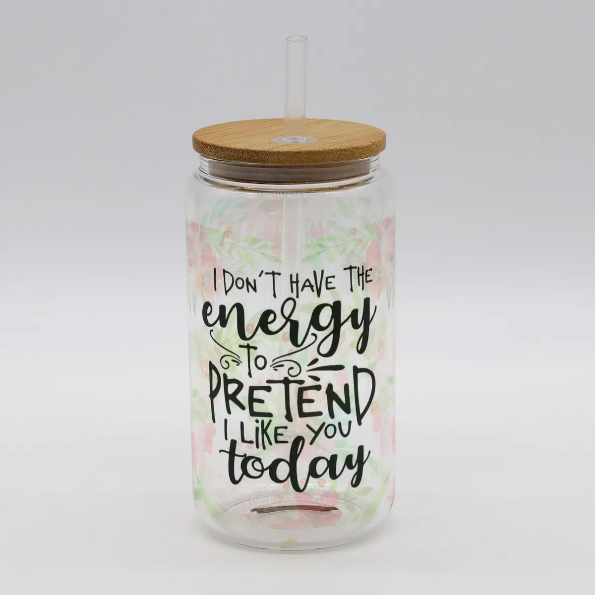 I Don't Have The Energy | Stfu | Glass Cup | Mom Life 1