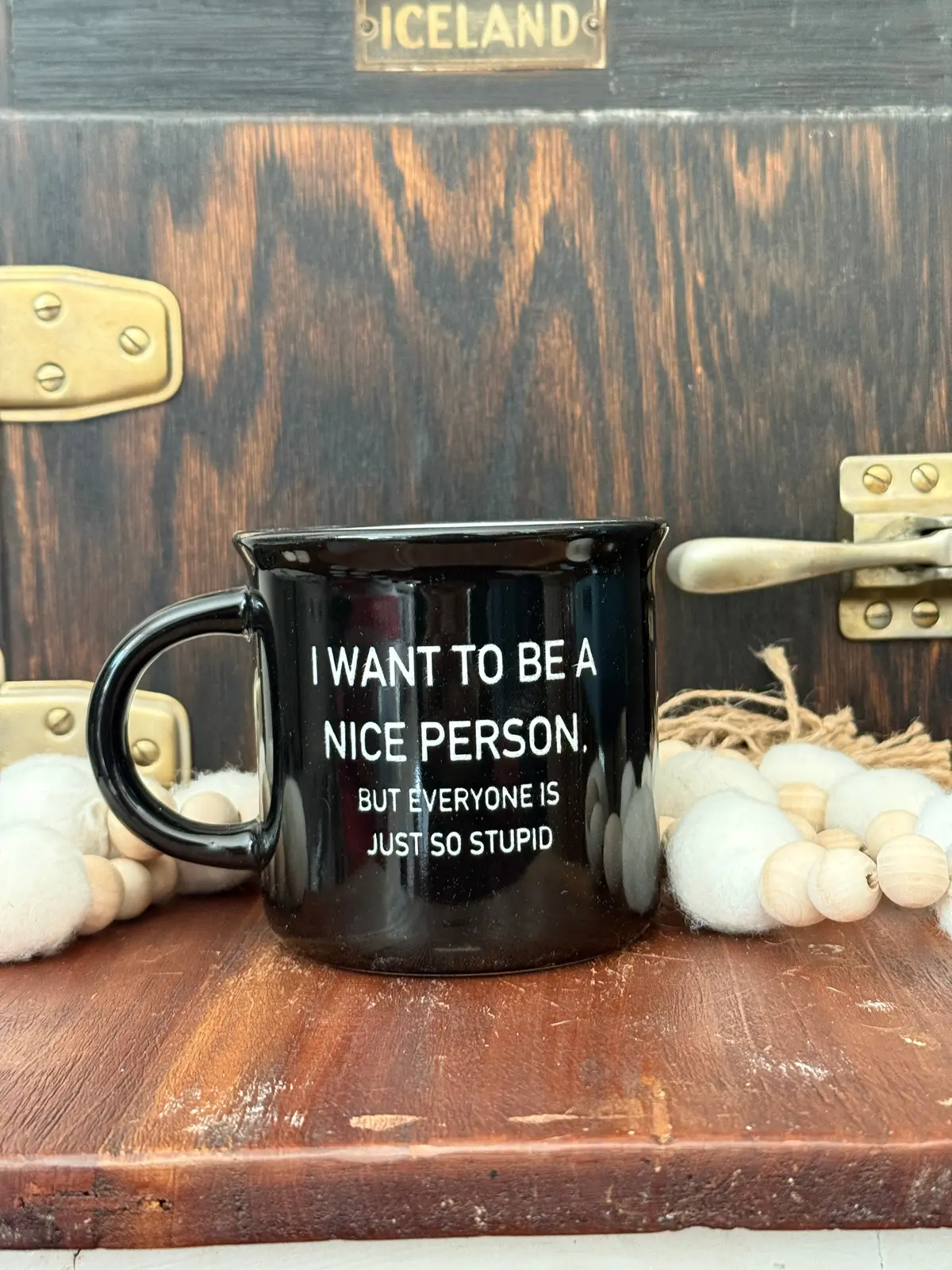 I Want To Be A Nice Person | Everyone Is Stupid | I’M Nice Promise | Motivitional Mug | Work Mug | Stay Focus | Gift | Rts 1