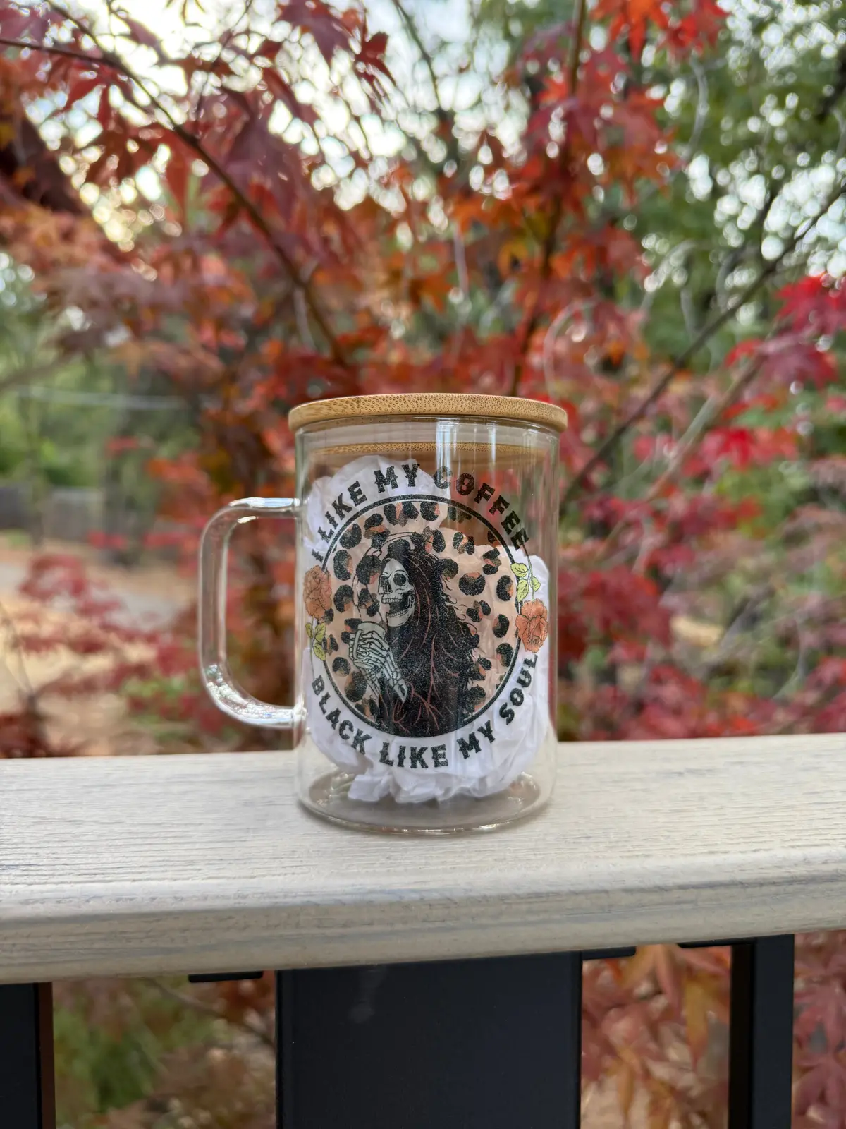 Black Like My Soul | Black Coffee | Skeleton | Fall Vibes | Instock 1