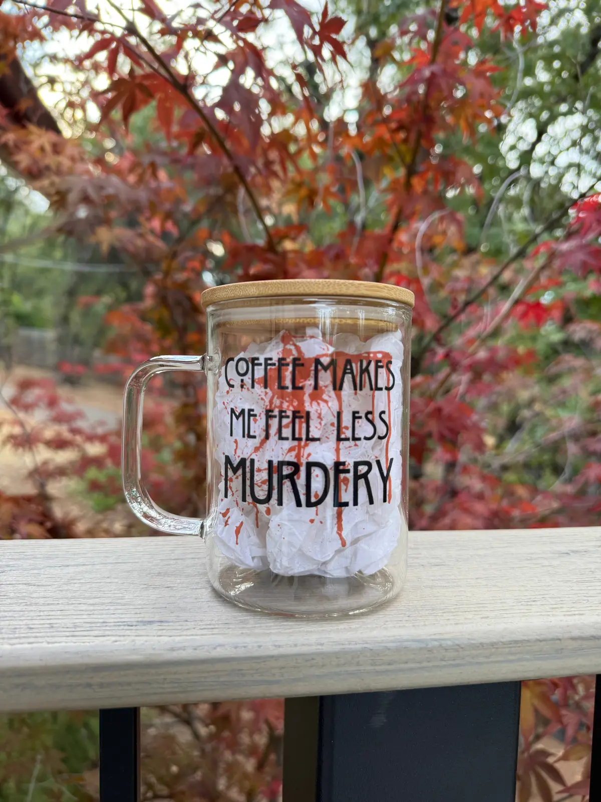 Less Murdery | Murderino | Coffee Cup | More Coffee | Instock 1