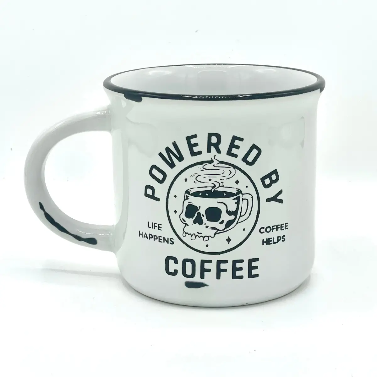 Powered By Coffee | Life Happens | Coffee Helps 1