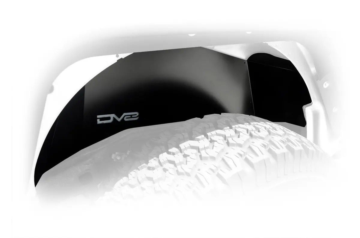 Jeep Jk Inner Fender Rear Black 07-18 Wrangler Jk Aluminum 1
