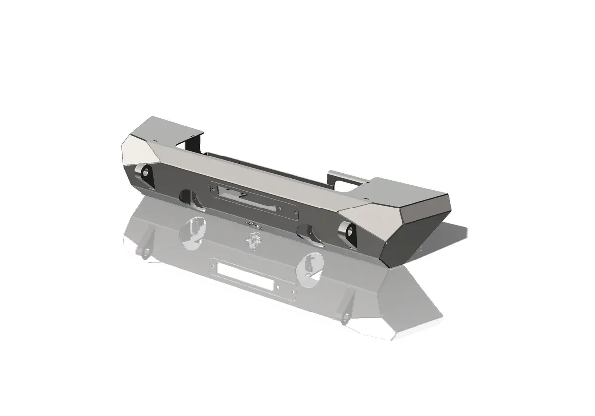 Pyro Stubby Front Bumper - Steel | Jeep Wrangler Jl / Gladiator Jt 1