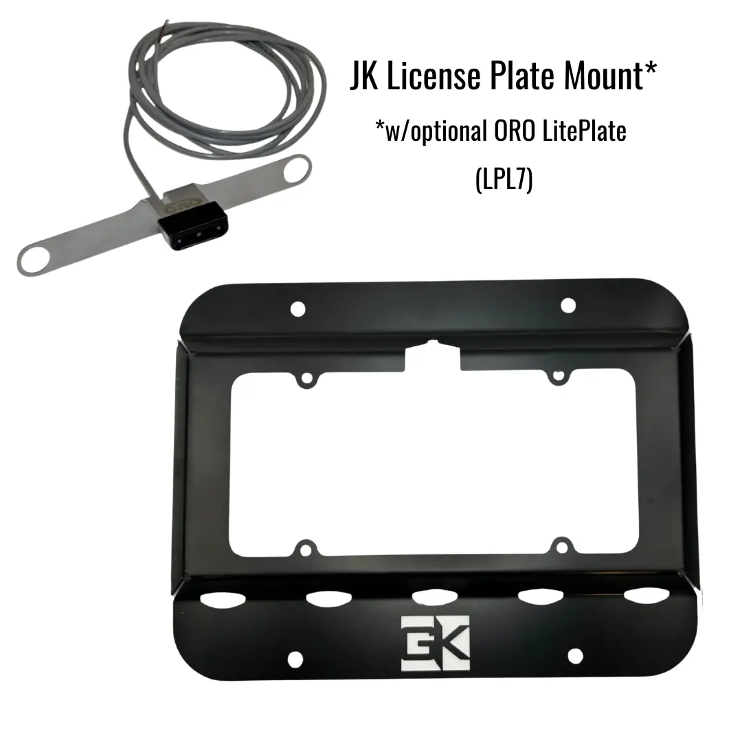 License Plate Relocation Kit For Jeep Jk Wrangler (2007-2018) 2