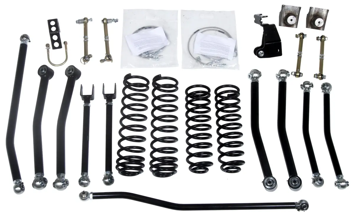 07-17 Jeep Wrangler Jk 3 Inch Low Center Of Gravity Lift Kit Front And Rear Daystar 1