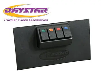 07-10 Jeep Wrangler Jk Lower Switch Panel Including 4 Switches Daystar 1