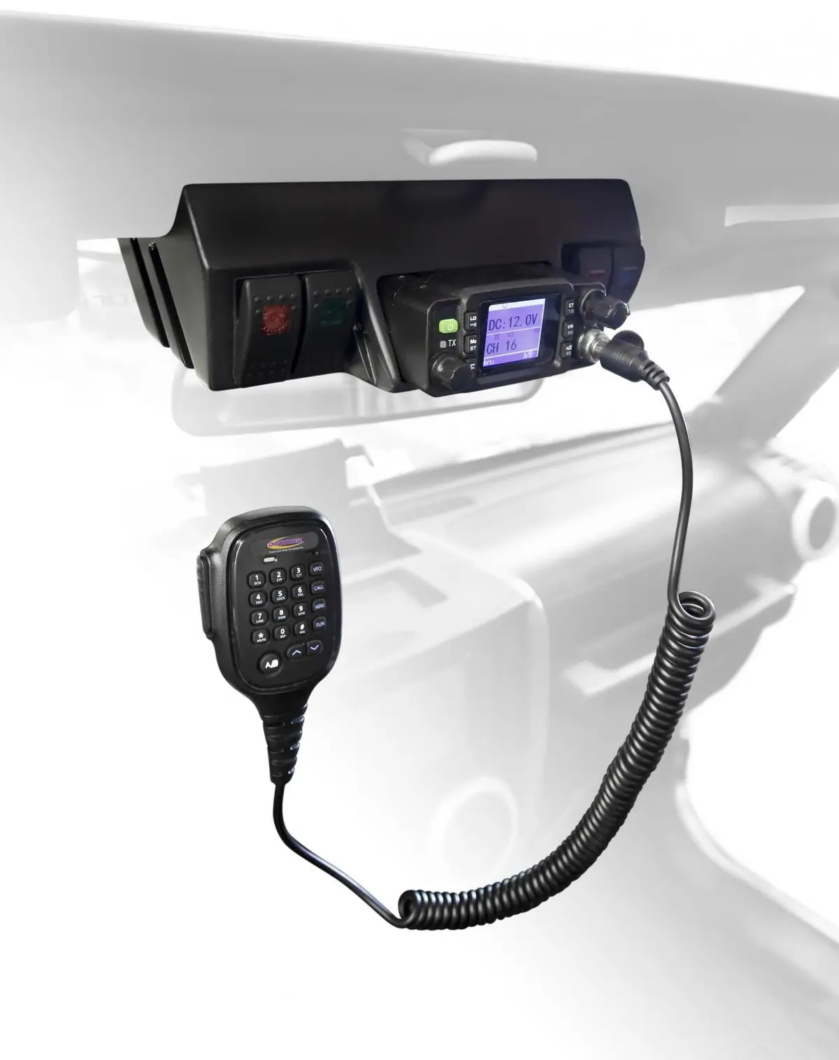 Jeep Jk Gmrs 2 Way Radio Kit 07-18 Wrangler Jk Complete Daystar 1