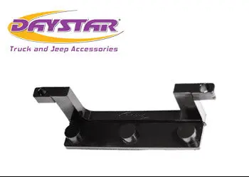 License Plate Bracket For Roller Fairlead Isolator Black Daystar 1