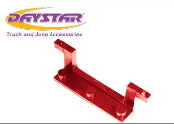 License Plate Bracket For Roller Fairlead Isolator Red Daystar 1