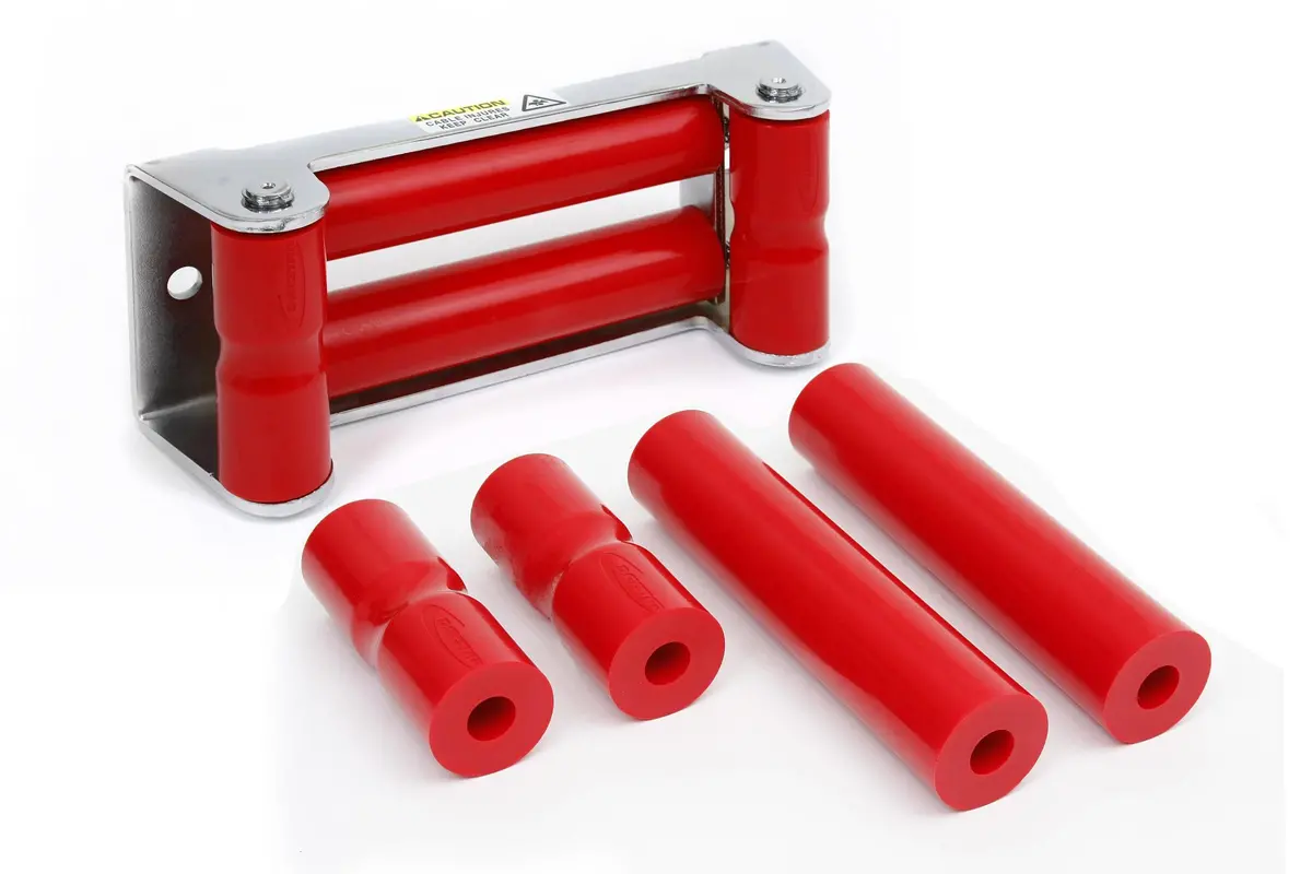 Roller Fairlead Rope Rollers For Synthetic Winch Rope Red Daystar 1