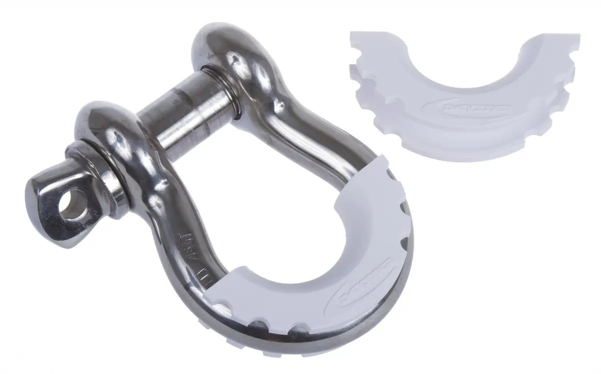 D-Ring / Shackle Isolator White Pair Daystar 1