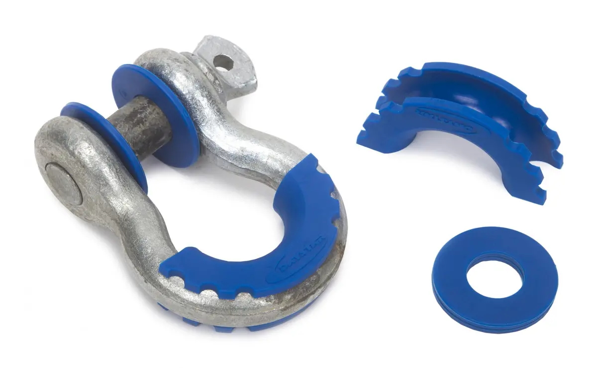 D-Ring Isolator And Washers Blue Daystar 1