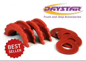 D-Ring Isolator And Washers Red Daystar 1