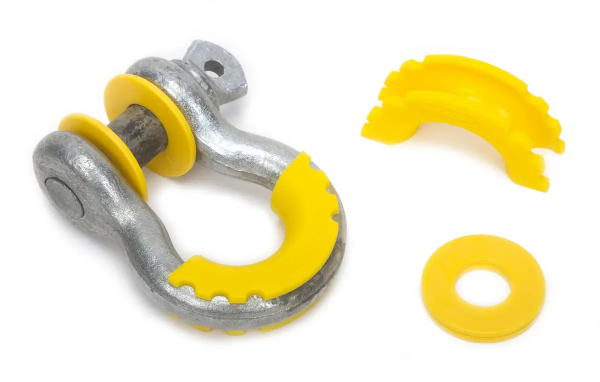 D-Ring Isolator And Washers Yellow Daystar 1