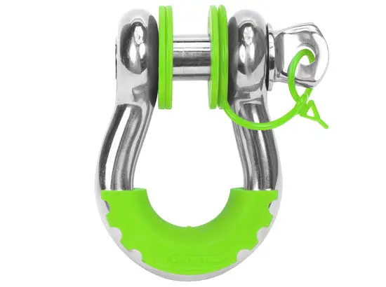 D Ring Isolator With Lock Washer Kit 6 Washers 2 Locking Washers 2 Isolators Fluorescent Green Daystar 1