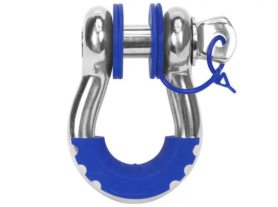 D Ring Isolator With Lock Washer Kit 6 Washers 2 Locking Washers 2 Isolators Blue Daystar 1