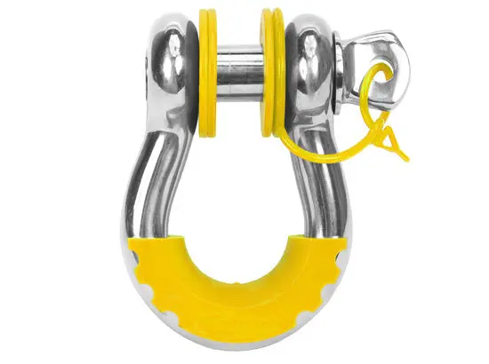 D Ring Isolator With Lock Washer Kit 6 Washers 2 Locking Washers 2 Isolators Yellow Daystar 1