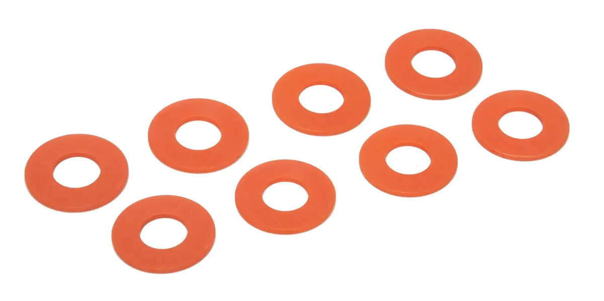 D-Ring / Shackle Washers Set Of 8 Orange Daystar 1