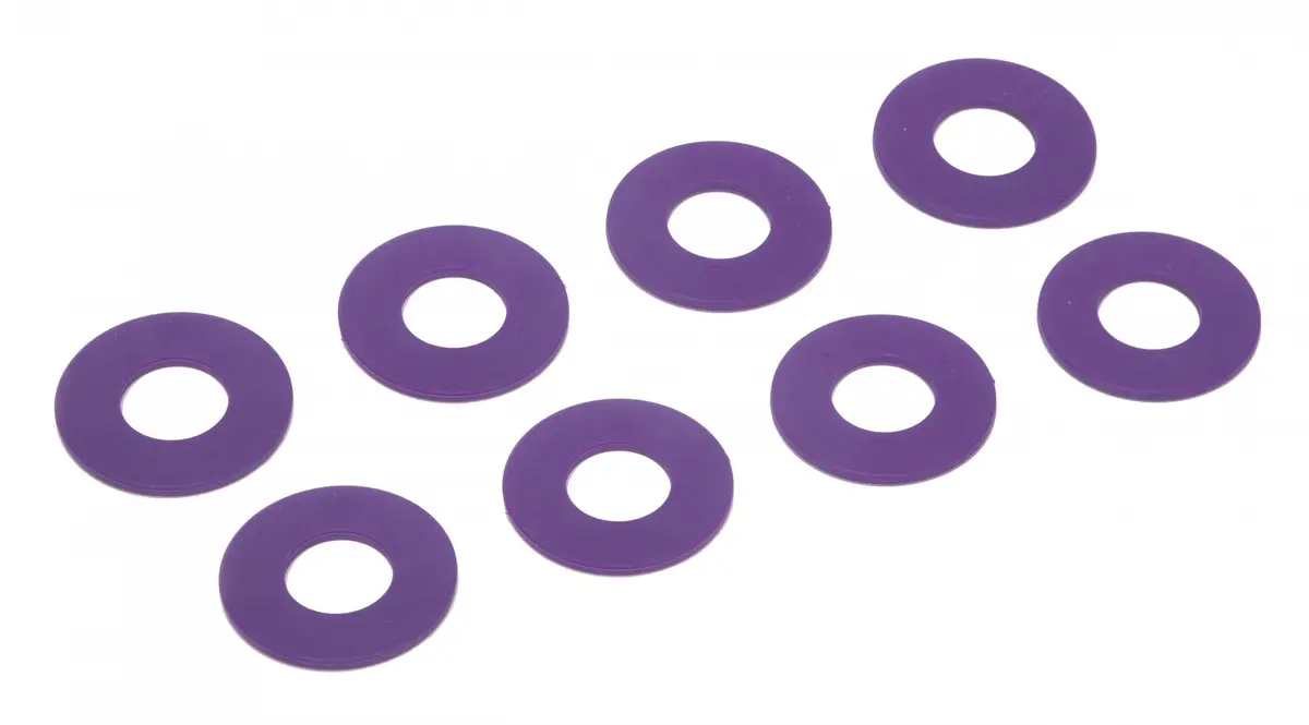 D-Ring / Shackle Washers Set Of 8 Purple Daystar 1