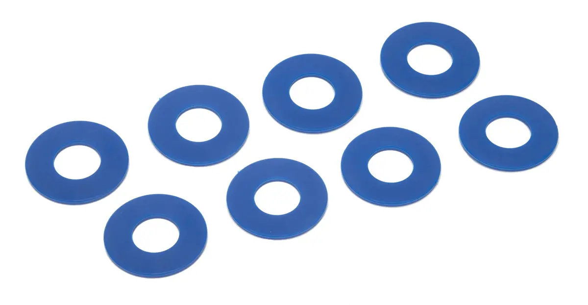 D-Ring / Shackle Washers Set Of 8 Blue Daystar 1