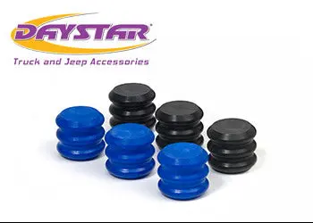 Stinger Bump Stop Rebuild Kit Includes 3 Black Evs Inserts And 3 Blue Evs Inserts Daystar 1