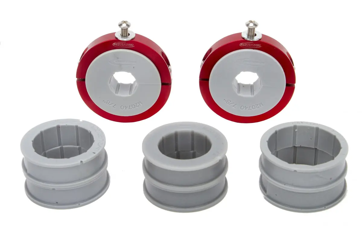 Roll Bar Mounting System Pairo Mount Accessory Mount Universal Red Anodized Finish Daystar 1