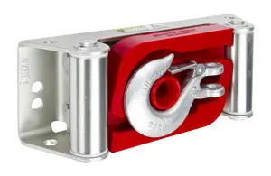 Smittybilt Winch Roller Fairlead Isolator Red Daystar 1