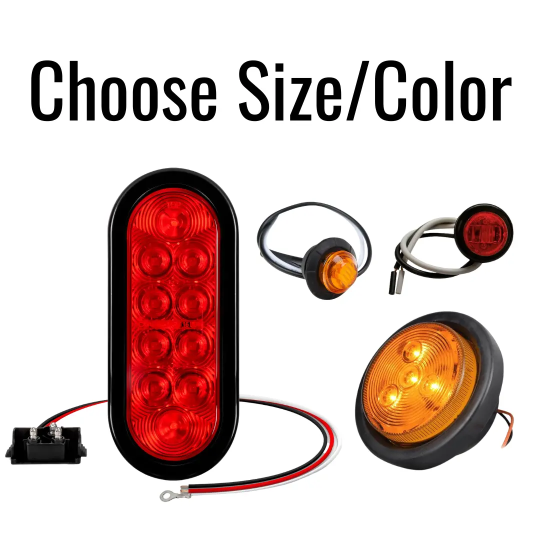 Led Trailer Lights (Choose Size/Color) 1