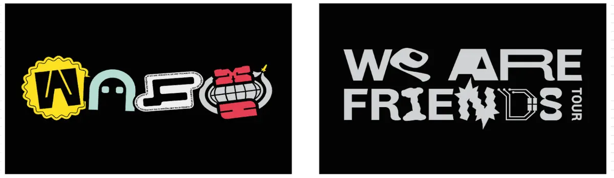 We Are Friends Double Sided Flag 1