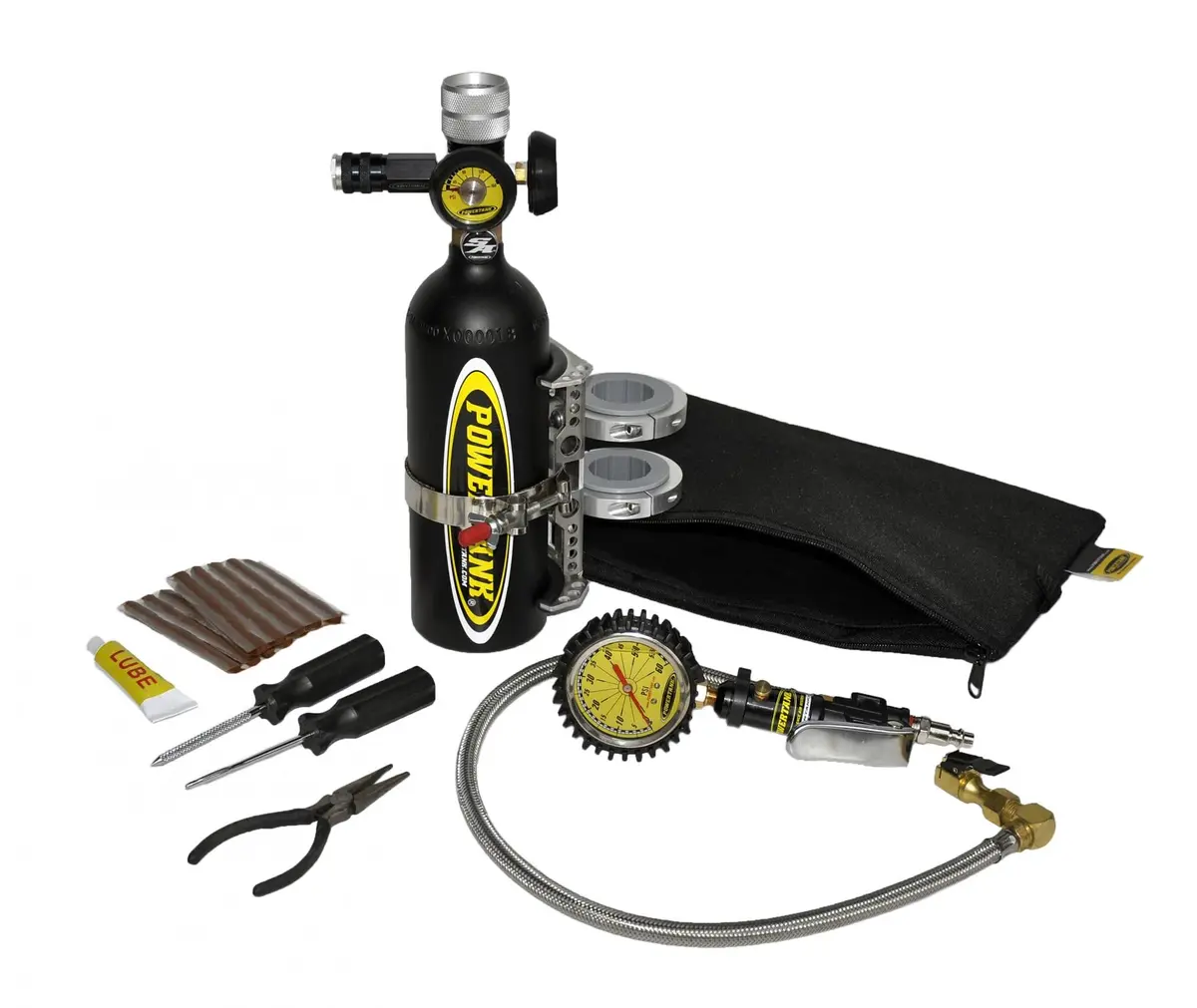 Co2 Tank Rollbar Mounted Utv Air System Powershot W/Bracket Power Tank 1