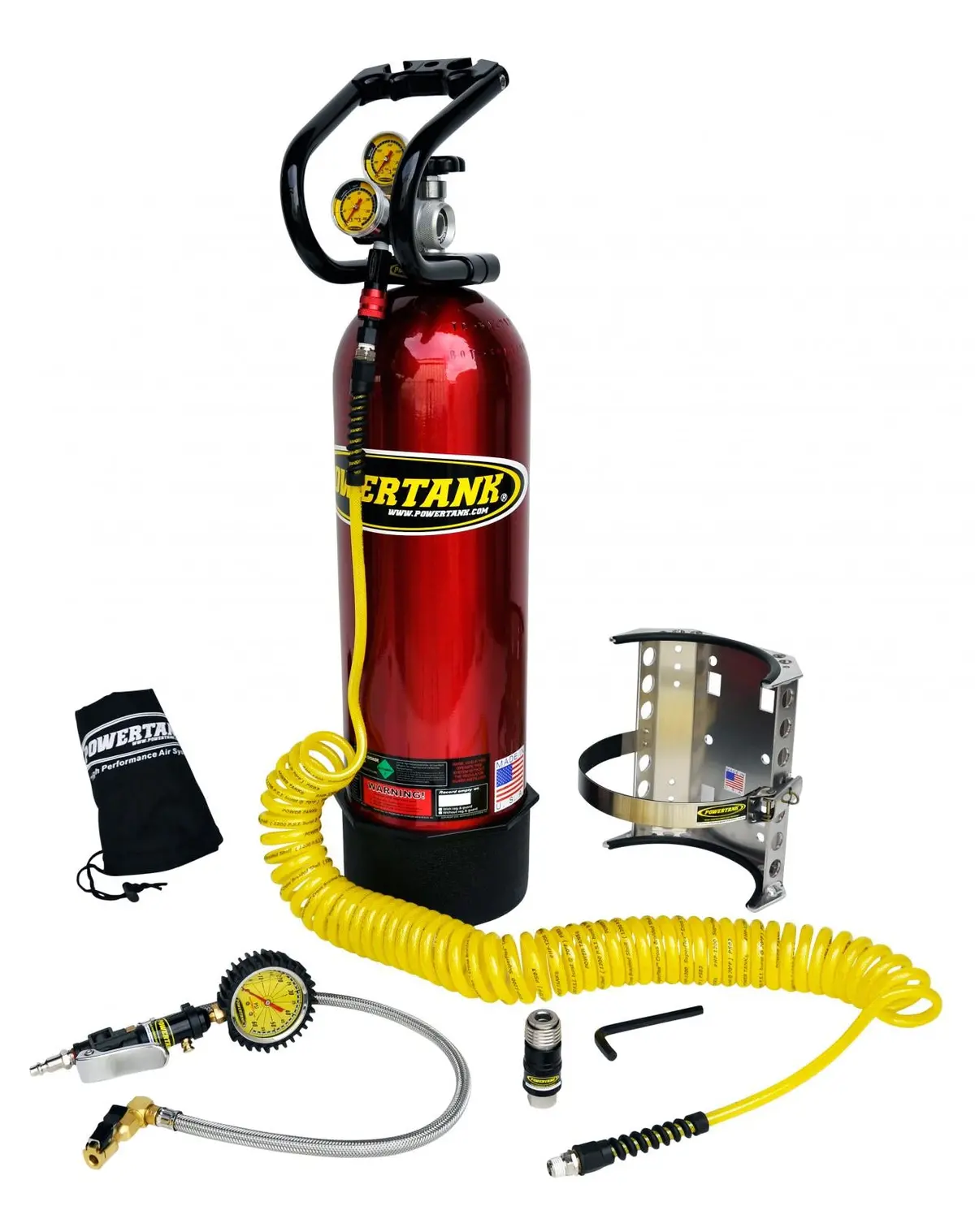 Co2 Tank 15 Lb Power Tank Package B 250 Psi Candy Red Power Tank 1