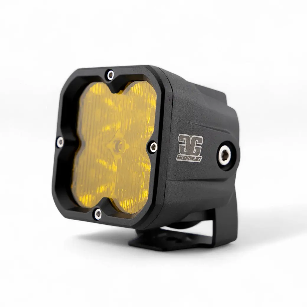 Race Series Flood Led Pod Yellow 1