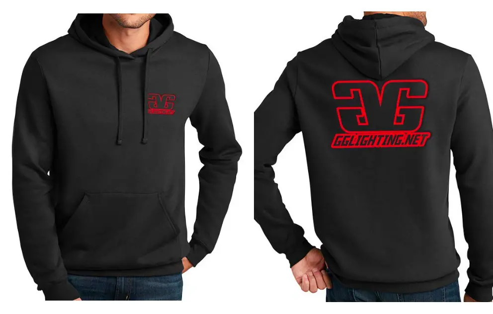 Gglighting Race Hoodie Black Size Large 1