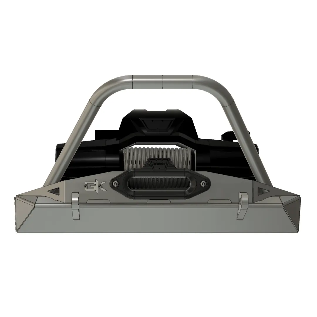 Front Diamond Series Stubby Bumper For Jeep Tj Wrangler (97-06) 1
